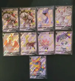 Pokemon Tcg Shiny V, 9 Card Lot, And Promos - Image 1
