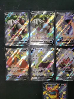 Pokemon Tcg Shiny V, 9 Card Lot, And Promos - Image 2