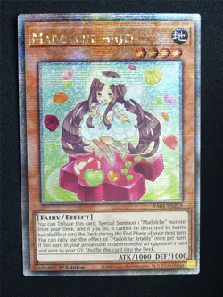 Madolche Anjelly RA04 Quarter Century Rare - 1st ed Yugioh Card #18U - Image 1