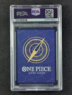 2022 One Piece MONKEY D. LUFFY #OP02-062 Paramount War Alt Art SR Japanese PSA 9 - Image 2