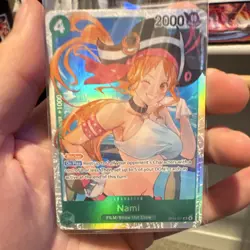 One Piece Nami OP14-031 Blocker Holo Character 4 Cost 2000 Power Card - Image 1