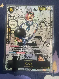 EB04-044 Koby SR Alt Art Manga Adventure on Kami’s Island One Piece TCG English - Image 3