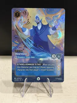 Disney Lorcana TCG: Fabled - HADES - Infernal Schemer Enchanted 237/204 - NM+ - Image 1