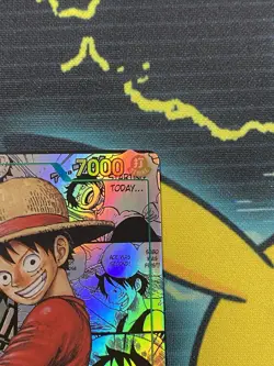 One Piece English #OP13-118 Monkey D Luffy Manga Alternate Art Secret Rare - Image 4