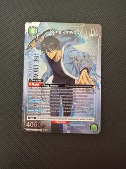 Union Arena Solo Leveling Sung Jinwoo SR* Alt Art UE17BT/SLG-1-048 Foil NM - Image 1