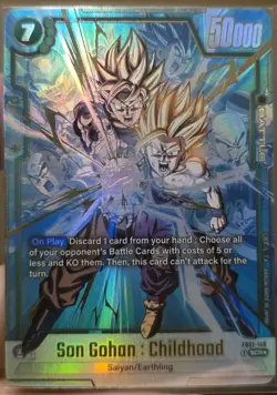 Son Gohan Childhood SCR Alt Art Secret Rare FB01-140 Dragon Ball Fusion World - Image 1