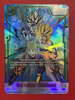 Son Gohan Childhood SCR Alt Art Secret Rare FB01-140 Dragon Ball Fusion World - Image 2