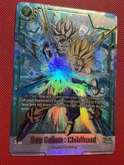 Son Gohan Childhood SCR Alt Art Secret Rare FB01-140 Dragon Ball Fusion World - Image 4