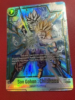Son Gohan Childhood SCR Alt Art Secret Rare FB01-140 Dragon Ball Fusion World - Image 5