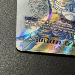 2025 Fusion World Manga Booster 02 #FB01-140 Son Gohan : Childhood Super Alt Art - Image 3