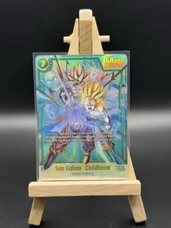 Dragon Ball Fusion World Son Gohan Childhood SCR Alt Art Secret Rare FB01-140 - Image 1