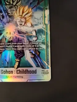 Son Gohan Childhood SCR Alt Art Secret Rare FB01-140 Dragon Ball Fusion World - Image 4