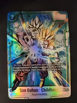 Son Gohan Childhood SCR Alt Art Secret Rare FB01-140 Dragon Ball Fusion World - Image 1