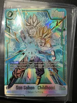 Son Gohan : Childhood (Alt Art) FB01-140 SCR Awakened Pulse - Fusion World - Image 1