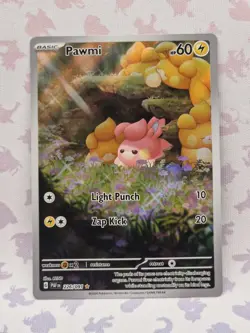 Pawmi - 226/091 - Illustration Rare - Paldean Fates - Pokemon (NM) - Image 1