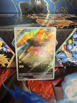 Pawmi 226/091 Illustration Rare IR Pokemon TCG Sv: Paldean Fates NEAR MINT NM - Image 1