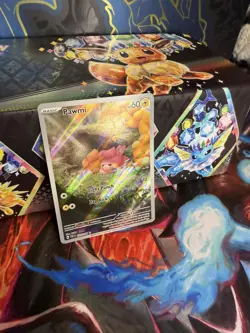 Pawmi 226/091 Illustration Rare IR Pokemon TCG Sv: Paldean Fates NEAR MINT NM - Image 3