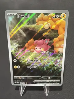 PAWMI 226/091 PALDEAN FATES POKEMON (ILLUSTRATION RARE, NM) - Image 1