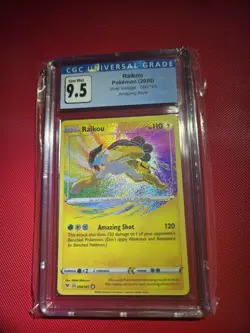 Pokemon TCG Raikou Vivid Voltage Holo Card 50/185 NM - Image 1
