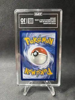 Pokemon Pikachu SVP 027 Paldea Evolved ETB Black Star Promo TAG 10 Graded Card - Image 2
