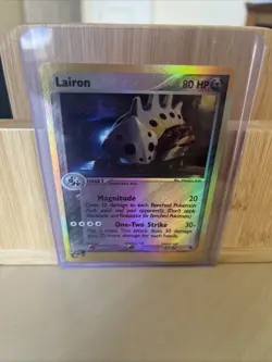 Lairon Pokemon Card, Ruby Saphire, 37/109 Shiny - Image 1