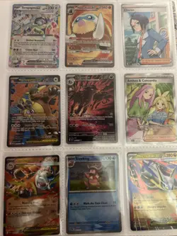 Pokemon TCG Binder Collection Sheets Of Mixed Card Lot English And Japanese - Image 1