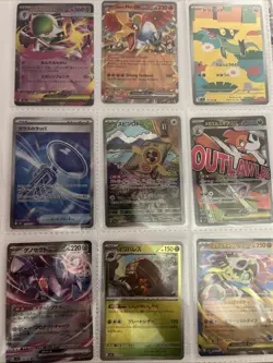 Pokemon TCG Binder Collection Sheets Of Mixed Card Lot English And Japanese - Image 2