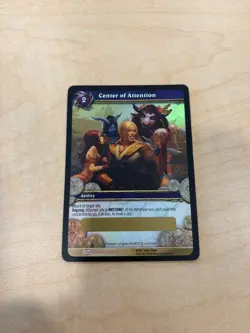World of Warcraft TCG - Center of Attention - Loot Card - Unscratched - Image 1