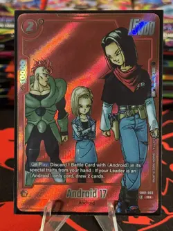 Dragon Ball Super Card Game SB01-003 Manga Booster Android 17 Alt Art - Image 4