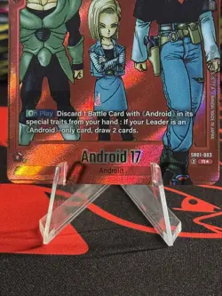Dragon Ball Super Card Game SB01-003 Manga Booster Android 17 Alt Art - Image 5