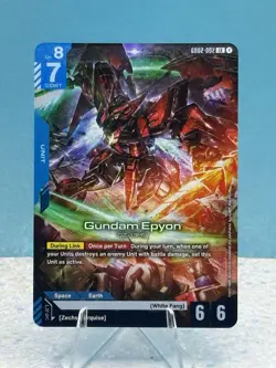 Gundam Card Game Dual Impact Gundam Epyon GD02-002 LR - Image 1