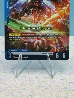 Gundam Card Game Dual Impact Gundam Epyon GD02-002 LR - Image 3