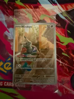 Pokemon TCG Mimikyu 075 Sv: Scarlet & Violet Black Star Promo Card Holo SEALED - Image 1