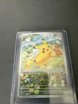 Pokemon TCG 2024 Pikachu SVP 88 Black Star Promo Card - Image 1
