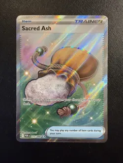 Sacred Ash 115/088 Perfect Order Ultra Rare Pokemon Trainer Card - NM - Image 1