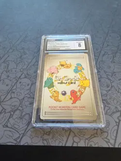 Pokemon: My Deck Memo Card Insert Card 1996 Media Factory Carrying Case - CGC 8 - Image 3