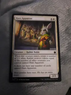 Hare APPARENT X5 Magic: The Gathering Foundations Hare Apparent 5 - Image 4