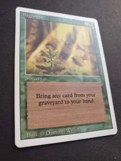 Regrowth - Revised *MP* Moderate Play MTG - Image 3