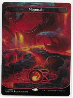Foil Mountain (238) (Borderless) - Unfinity Masters Magic the Gathering MTG - Image 1
