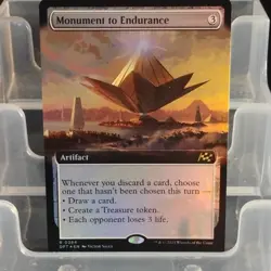Magic: The Gathering Monument to Endurance Rare Artifact foil Victor Sales DFT … - Image 1
