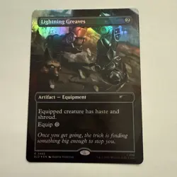 Lightning Greaves FOIL 2465 Secret Lair Drop SLD MTG Regular Rare Unplayed MINT - Image 1