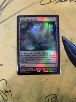 Misty Rainforest Zendikar Expeditions Foil NM Excellent Condition - Image 1
