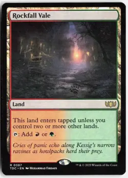 Rockfall Vale Commander: Tarkir: Dragonstorm Regular - Image 1