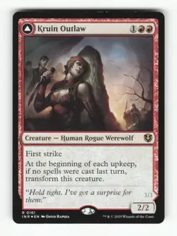 Kruin Outlaw R Innistrad Remastered 161 LP Foil Magic: The Gathering - Image 1
