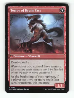 Kruin Outlaw R Innistrad Remastered 161 LP Foil Magic: The Gathering - Image 2