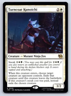 MTG Turncoat Kunoichi Normal R Teenage Mutant Ninja Turtles TMT 26 NM Magic - Image 1