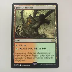 MTG - NM - Fire-Lit Thicket - Double Masters - Image 1