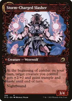NM - Foil - Reckless Stormseeker (Showcase) - 294 - Innistrad: Midnight Hunt - Image 2