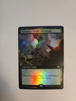 Yavimaya, Cradle of Growth (Extended Art) Foil, Near Mint, MTG Modern Horizons 2 - Image 1