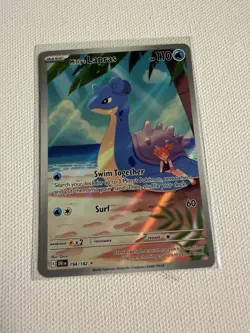 Pokemon TCG Misty's Lapras 194/182 Illustration Rare Holo Sv10 Card - Image 1